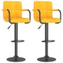 Taburetes de cocina 2 unidades terciopelo amarillo mostaza de , Taburetes de cocina - Ref: Foro24-334666, Precio: 144,66 €, D...