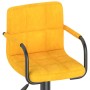 Taburetes de cocina 2 unidades terciopelo amarillo mostaza de , Taburetes de cocina - Ref: Foro24-334666, Precio: 144,66 €, D...