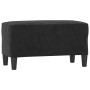 Banco de terciopelo negro 70x35x41 cm de , Bancos - Ref: Foro24-349402, Precio: 50,81 €, Descuento: %