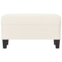Banco de cuero sintético color crema 70x35x41 cm de , Bancos - Ref: Foro24-349440, Precio: 44,38 €, Descuento: %