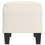 Banco de cuero sintético color crema 70x35x41 cm de , Bancos - Ref: Foro24-349440, Precio: 44,38 €, Descuento: %