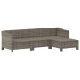 Set de muebles de jardín 4 pzas y cojines ratán sintético gris de , Conjuntos de jardín - Ref: Foro24-362687, Precio: 356,02 ...