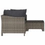 Set de muebles de jardín 4 pzas y cojines ratán sintético gris de , Conjuntos de jardín - Ref: Foro24-362687, Precio: 356,02 ...