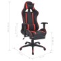 Silla de oficina racing reclinable con reposapiés rojo de , Sillas de oficina - Ref: Foro24-20168, Precio: 210,25 €, Descuent...