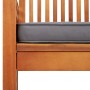 Silla de comedor para jardín con cojín madera maciza de acacia de , Sillas de jardín - Ref: Foro24-45969, Precio: 116,91 €, D...