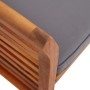 Silla de comedor para jardín con cojín madera maciza de acacia de , Sillas de jardín - Ref: Foro24-45969, Precio: 116,91 €, D...