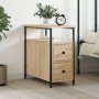 Mesita de noche madera de ingeniería roble Sonoma 30x60x60 cm de , Mesitas de noche - Ref: Foro24-826065, Precio: 77,27 €, De...