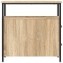 Mesita de noche madera de ingeniería roble Sonoma 30x60x60 cm de , Mesitas de noche - Ref: Foro24-826065, Precio: 77,27 €, De...