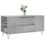 Mesa de centro madera ingeniería gris hormigón 102x44,5x50 cm de , Mesas de centro - Ref: Foro24-831000, Precio: 81,31 €, Des...