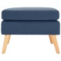 Reposapiés de tela azul de , Otomanas - Ref: Foro24-288737, Precio: 86,54 €, Descuento: %