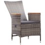 Sillas de jardín con cojines 2 unidades ratán sintético gris de , Sillas de jardín - Ref: Foro24-46064, Precio: 275,70 €, Des...