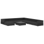 Set de muebles de jardín 9 pzas y cojines ratán sintético negro de , Conjuntos de jardín - Ref: Foro24-46776, Precio: 938,71 ...