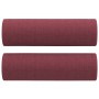 Sofá de 3 plazas con cojines tela rojo tinto 180 cm de , Sofás - Ref: Foro24-3200859, Precio: 368,01 €, Descuento: %