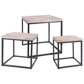 H&S Collection 3-teiliges Beistelltisch-Set aus Teakholz von H&S Collection, Seitentische - Ref: Foro24-436192, Preis: 116,01...
