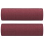 Sofá de 2 plazas con cojines tela rojo tinto 140 cm de , Sofás - Ref: Foro24-3200827, Precio: 224,26 €, Descuento: %
