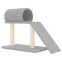 Rascador para gatos con túnel y escalera gris claro 55,5 cm de , Mobiliario para gatos - Ref: Foro24-171790, Precio: 35,22 €,...