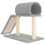 Rascador para gatos con túnel y escalera gris claro 55,5 cm de , Mobiliario para gatos - Ref: Foro24-171790, Precio: 35,22 €,...