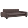 Cama para perros de cuero sintético marrón 90x53x30 cm de , Camas para perros - Ref: Foro24-171854, Precio: 88,23 €, Descuent...