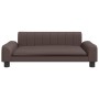 Cama para perros de cuero sintético marrón 90x53x30 cm de , Camas para perros - Ref: Foro24-171854, Precio: 88,23 €, Descuent...