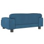 Cama para perros de terciopelo azul 70x45x30 cm de , Camas para perros - Ref: Foro24-171882, Precio: 72,15 €, Descuento: %