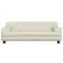 Cama para perros de cuero sintético crema 90x53x30 cm de , Camas para perros - Ref: Foro24-171877, Precio: 94,28 €, Descuento: %