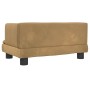 Cama para perros de terciopelo marrón 60x40x30 cm de , Camas para perros - Ref: Foro24-171911, Precio: 66,43 €, Descuento: %