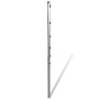 Valla con postes de hierro recubierto de zinc 50 m 80/6/15 de , Paneles de vallas - Ref: Foro24-270514, Precio: 155,26 €, Des...