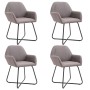 Sillas de comedor 4 unidades tela taupe de , Sillas de comedor - Ref: Foro24-277112, Precio: 400,93 €, Descuento: %
