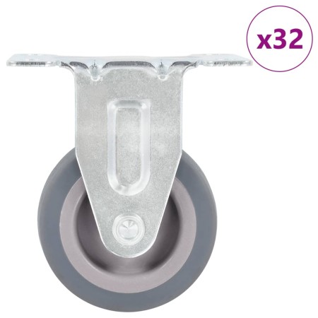 Ruedas fijas 32 unidades 50 mm de , Manipulación de materiales - Ref: Foro24-277815, Precio: 71,40 €, Descuento: %