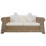 Conjunto de sofás 2 piezas con cojines ratán natural de , Sofás - Ref: Foro24-278601, Precio: 1,00 €, Descuento: %