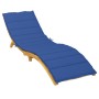 Cojín de tumbona de tela Oxford azul 200x60x3 cm de , Cojines para sillas y sofás - Ref: Foro24-314213, Precio: 37,17 €, Desc...
