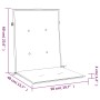 Cojín silla jardín respaldo bajo 2 uds tela Oxford azul de , Cojines para sillas y sofás - Ref: Foro24-314143, Precio: 36,84 ...