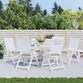 Cojines de silla de jardín 6 uds tela Oxford beige 40x40x7 cm de , Cojines para sillas y sofás - Ref: Foro24-314871, Precio: ...