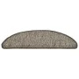 Alfombra autoadhesiva escalera sisal 15 uds plateado 56x17x3 cm de vidaXL, Alfombrillas para escalones - Ref: Foro24-326860, ...