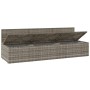 Sofá de jardín de 3 plazas con cojines ratán sintético gris de , Sofás de exterior - Ref: Foro24-318672, Precio: 282,23 €, De...