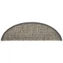 Alfombra autoadhesiva escalera sisal 15 uds plateado 56x17x3 cm de vidaXL, Alfombrillas para escalones - Ref: Foro24-326860, ...