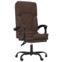 Silla de oficina reclinable masaje cuero sintético marrón de , Sillas de oficina - Ref: Foro24-349688, Precio: 144,86 €, Desc...