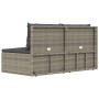 Set de muebles de jardín 2 pzas cojines ratán sintético gris de , Conjuntos de jardín - Ref: Foro24-319603, Precio: 186,99 €,...