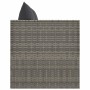 Sofá tumbona de jardín con cojines ratán sintético gris de , Tumbonas - Ref: Foro24-319564, Precio: 278,48 €, Descuento: %