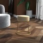 Hocker redondo gris oscuro terciopelo de , Taburetes y sillas plegables - Ref: Foro24-340256, Precio: 39,51 €, Descuento: %