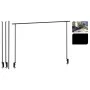 ProGarden Decorative table bar with black metal table clamp by ProGarden, Decor - Ref: Foro24-436284, Price: 23,96 €, Discoun...