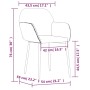 Sillas de comedor 2 unidades terciopelo marrón de , Sillas de comedor - Ref: Foro24-344709, Precio: 87,06 €, Descuento: %