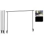 ProGarden Decorative table bar with black metal table clamp by ProGarden, Decor - Ref: Foro24-436284, Price: 23,96 €, Discoun...