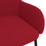 Sillas de comedor 2 unidades terciopelo rojo tinto de , Sillas de comedor - Ref: Foro24-344768, Precio: 124,30 €, Descuento: %
