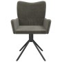 Sillas de comedor giratorias 2 unidades terciopelo gris oscuro de , Sillas de comedor - Ref: Foro24-344810, Precio: 162,58 €,...