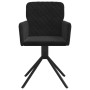 Sillas de comedor giratorias 2 uds terciopelo negro de , Sillas de comedor - Ref: Foro24-344796, Precio: 173,71 €, Descuento: %