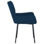 Sillas de comedor 2 unidades terciopelo azul de , Sillas de comedor - Ref: Foro24-344819, Precio: 125,11 €, Descuento: %