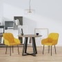 Sillas de comedor 2 unidades terciopelo amarillo de , Sillas de comedor - Ref: Foro24-344852, Precio: 129,77 €, Descuento: %