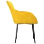 Sillas de comedor 2 unidades terciopelo amarillo de , Sillas de comedor - Ref: Foro24-344852, Precio: 129,77 €, Descuento: %
