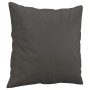 Cojines decorativos 2 uds cuero sintético gris 40x40 cm de , Cojines - Ref: Foro24-349482, Precio: 26,60 €, Descuento: %
